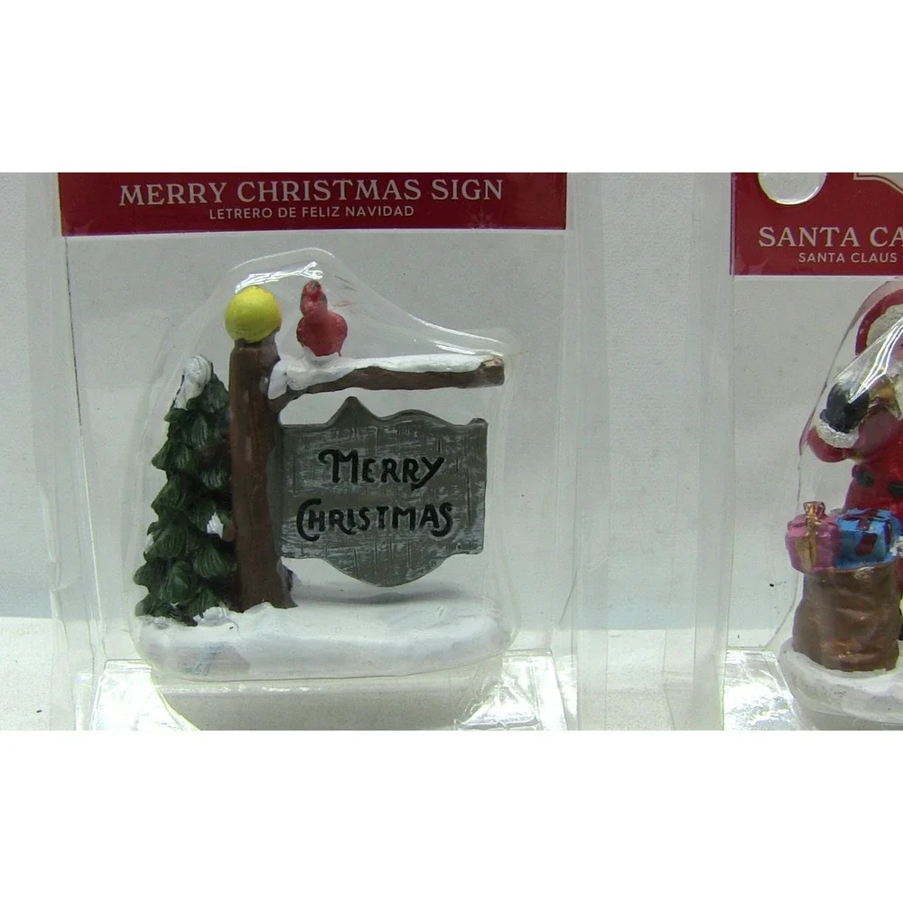 2022 Holiday Time Christmas Village Santa & 
